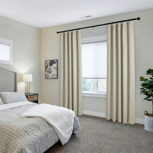 223 Premium 100% Blackout Velvet Drape, 280gsm Polyester - Cololeaf -- #7 Beige