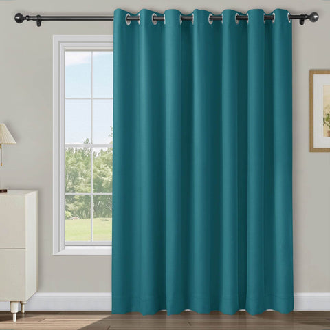 Atlanta Extra Wide Room Darkening Curtains Thermal Insulated Noise Reducing Grommet - Cololeaf