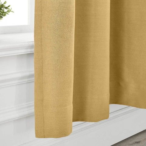 Capri Extra Wide Drape Solid Cotton Heavyweight Curtain Blackout Pinch Pleat - Cololeaf