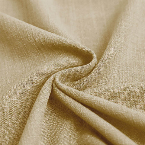1908 Linen Blend Breathable & Natural Curtain Tab Top - Cololeaf