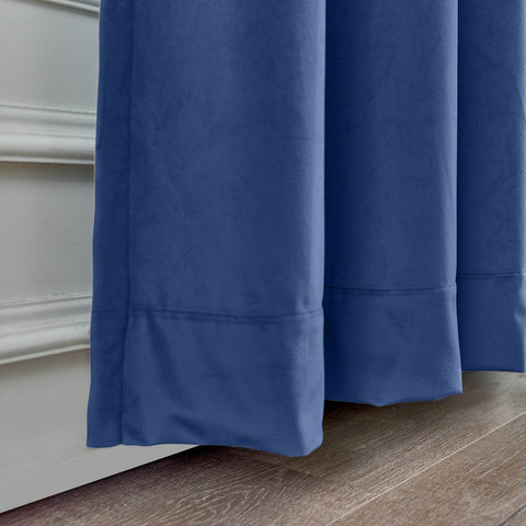MJ11 Soft Velvet Blackout Drapes For Living Room Bedroom Pinch Pleat - Cololeaf