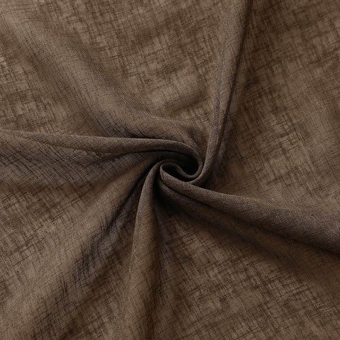 B01 Linen Textured Airy Sheer Curtain Pinch Pleat - Cololeaf