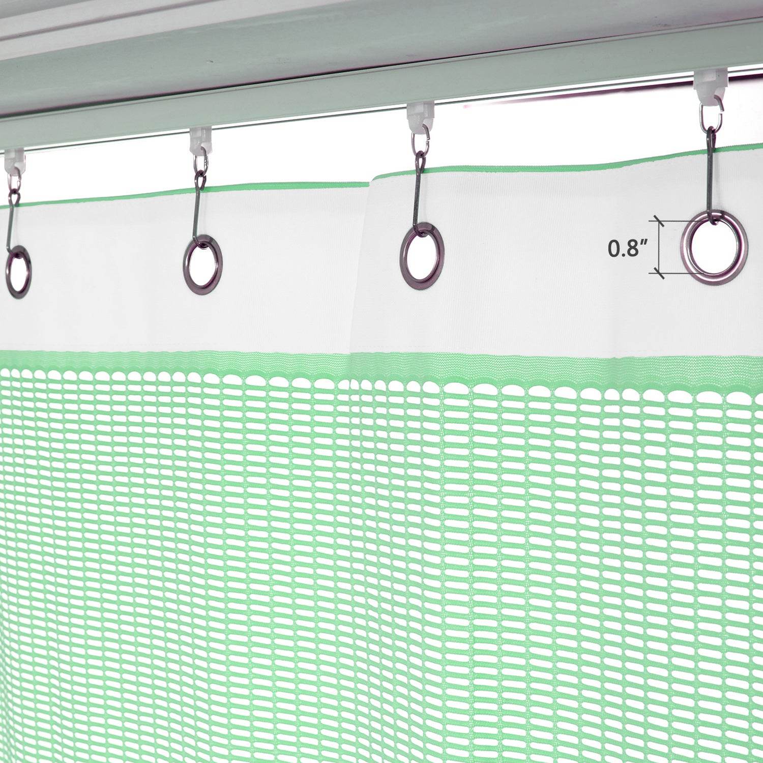 Medical Privacy Curtains Breathable Fabric Grommet for Hospital & Clinic NFPA-701 - Cololeaf