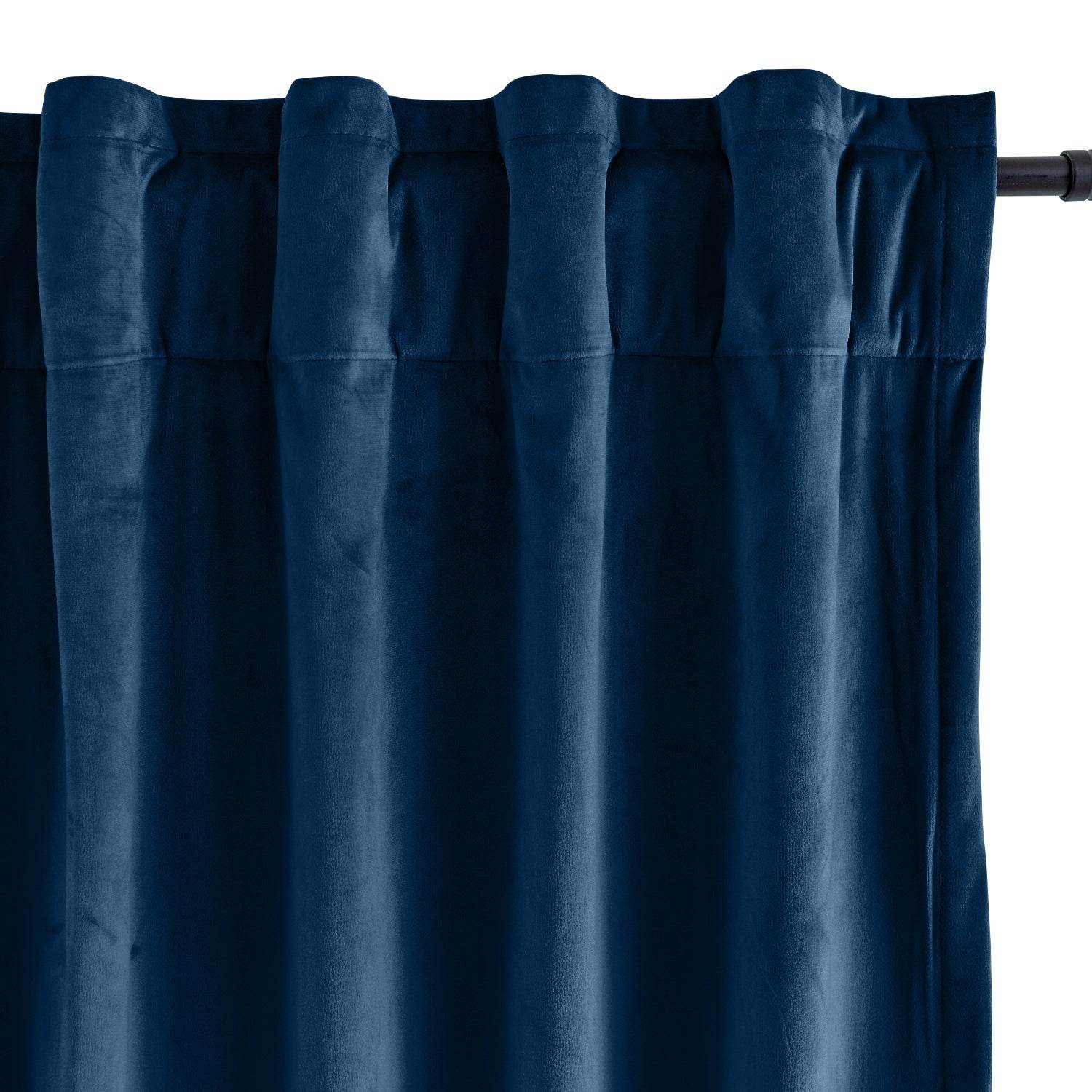 MJ11 Soft Soundproof Luxury Velvet Blackout Drapes Back Tab and Rod Pocket - Cololeaf