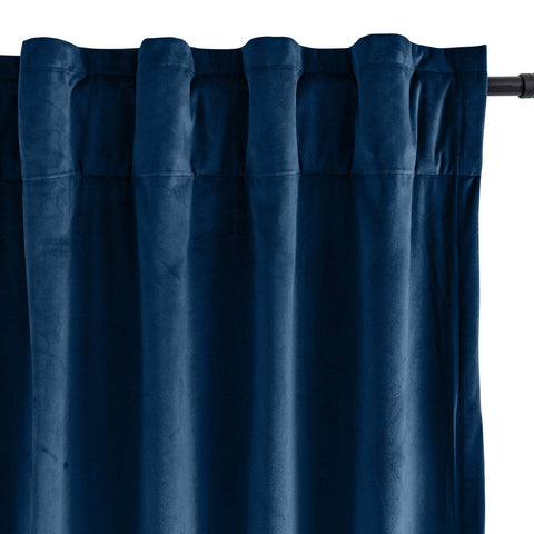 MJ11 Soft Soundproof Luxury Velvet Blackout Drapes Back Tab and Rod Pocket - Cololeaf