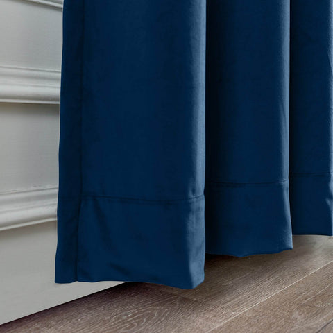 MJ11 Soft Soundproof Luxury Velvet Blackout Drapes Back Tab and Rod Pocket - Cololeaf