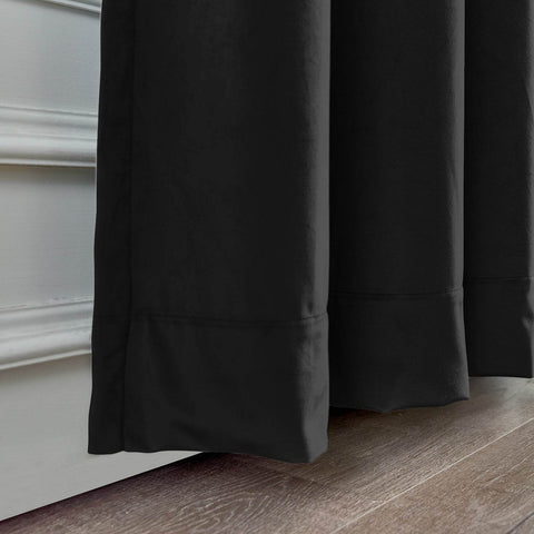 MJ11 Soft Velvet Home Theater Blackout Curtain Custom Made - Cololeaf