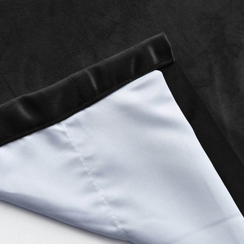 MJ11 Soft Velvet Home Theater Blackout Curtain Custom Made - Cololeaf