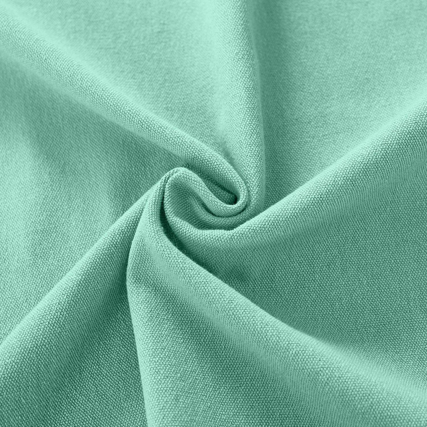 Capri Extra Wide Drape Solid Cotton Heavyweight Curtain Blackout Pinch Pleat - Cololeaf