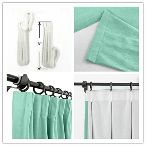 Capri Extra Wide Drape Solid Cotton Heavyweight Curtain Blackout Pinch Pleat - Cololeaf