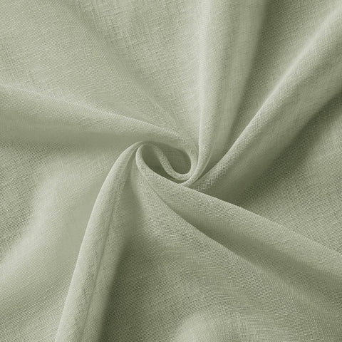 B01 Linen Textured Airy Sheer Curtain Pinch Pleat - Cololeaf