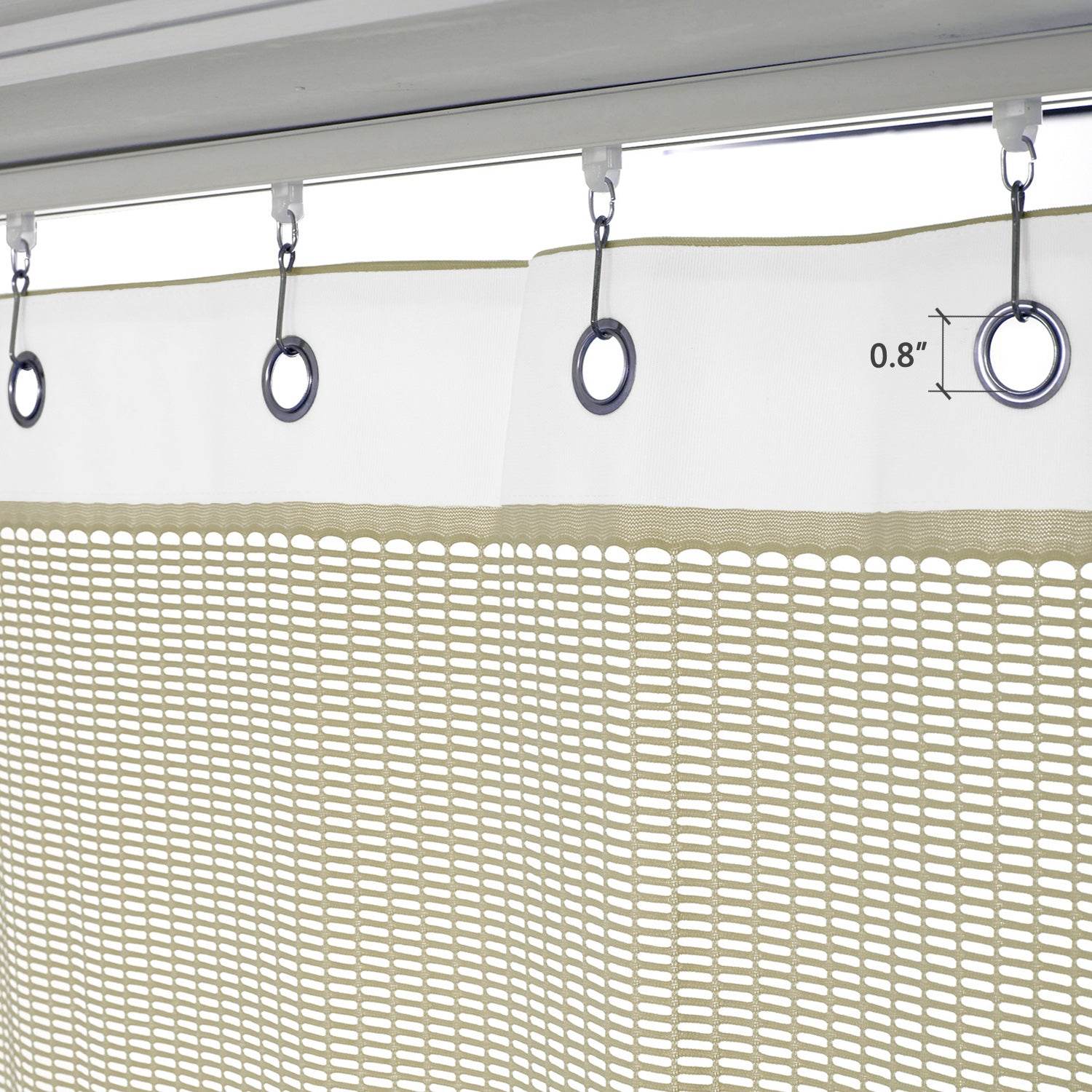 Medical Privacy Curtains Breathable Fabric Grommet for Hospital & Clinic NFPA-701 - Cololeaf