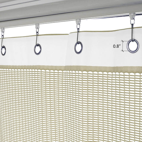 Medical Privacy Curtains Breathable Fabric Grommet for Hospital & Clinic NFPA-701 - Cololeaf