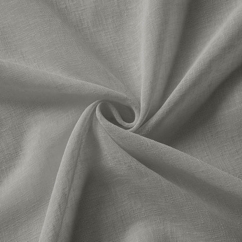 B01 Linen Textured Airy Sheer Curtain Pinch Pleat - Cololeaf