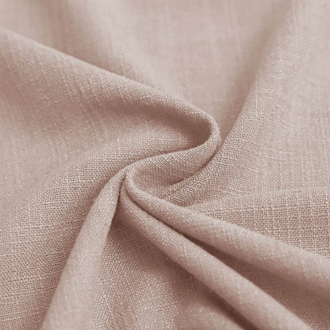 1908 Linen Blend Breathable & Natural Curtain Tab Top - Cololeaf