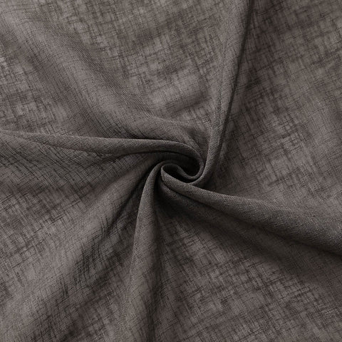 B01 Linen Textured Airy Sheer Curtain Pinch Pleat - Cololeaf