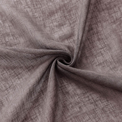 B01 Linen Textured Airy Sheer Curtain Pinch Pleat - Cololeaf