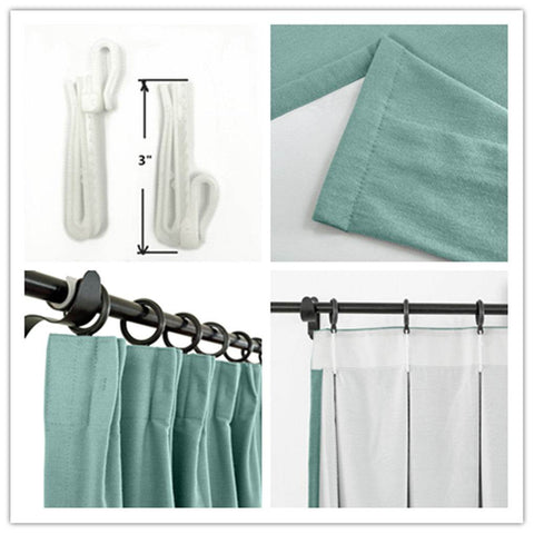 Capri Extra Wide Drape Solid Cotton Heavyweight Curtain Blackout Pinch Pleat - Cololeaf