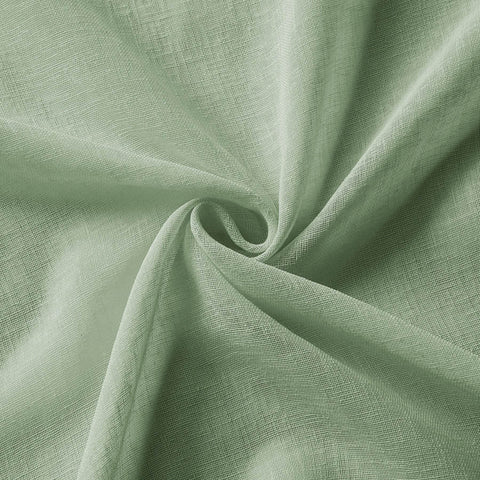 B01 Linen Textured Airy Sheer Curtain Pinch Pleat - Cololeaf