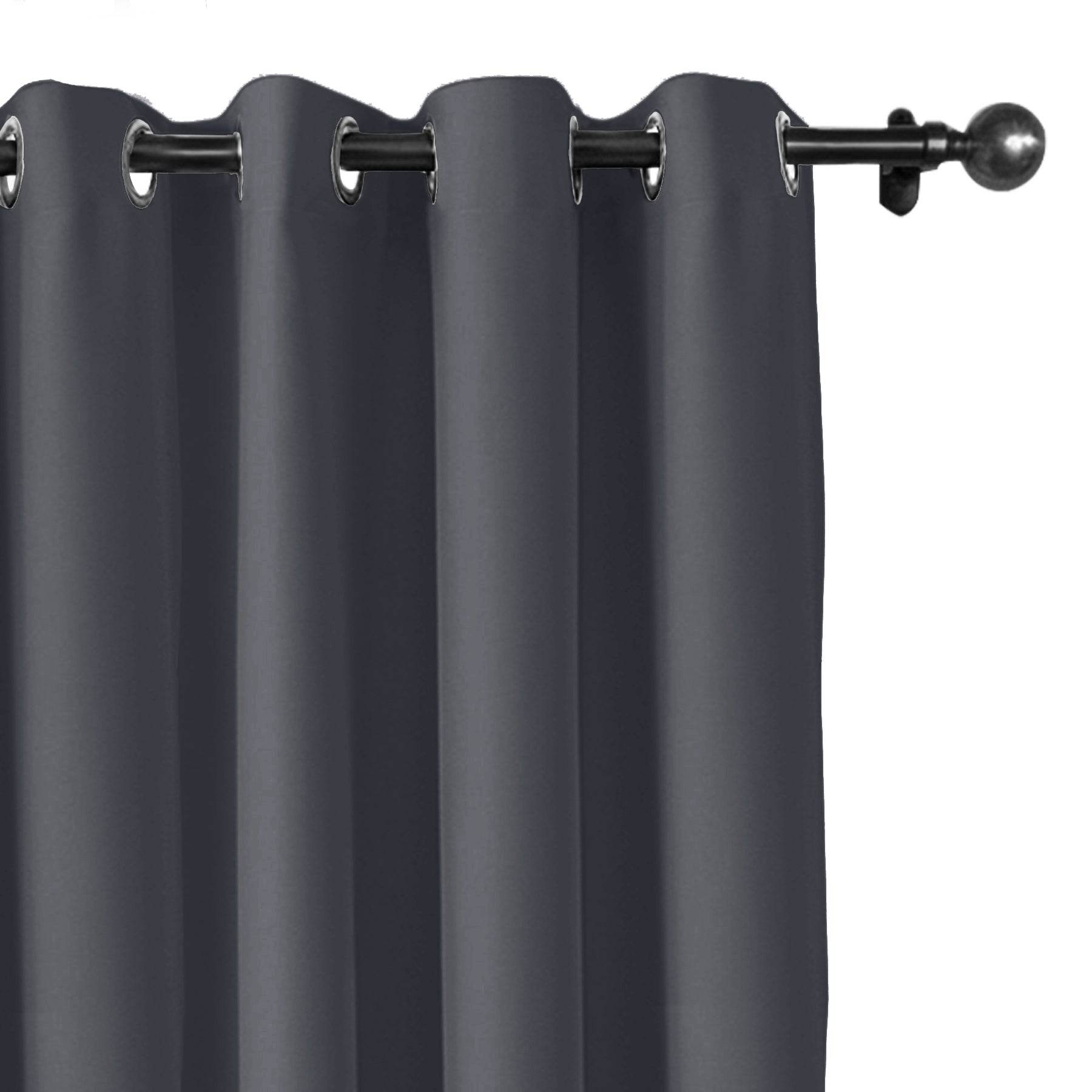 Atlanta Extra Wide Room Darkening Curtains Thermal Insulated Noise Reducing Grommet - Cololeaf