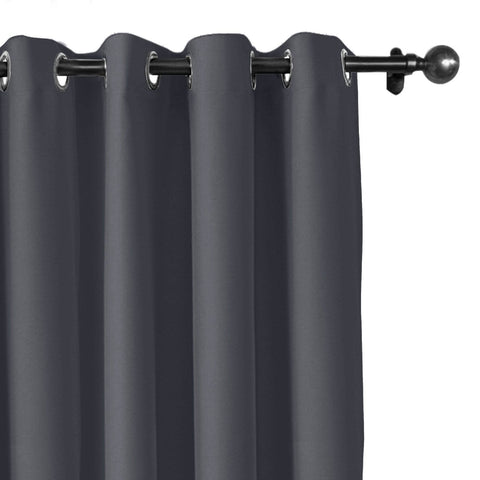 Atlanta Extra Wide Room Darkening Curtains Thermal Insulated Noise Reducing Grommet - Cololeaf