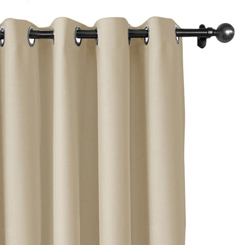 Atlanta Extra Wide Room Darkening Curtains Thermal Insulated Noise Reducing Grommet - Cololeaf