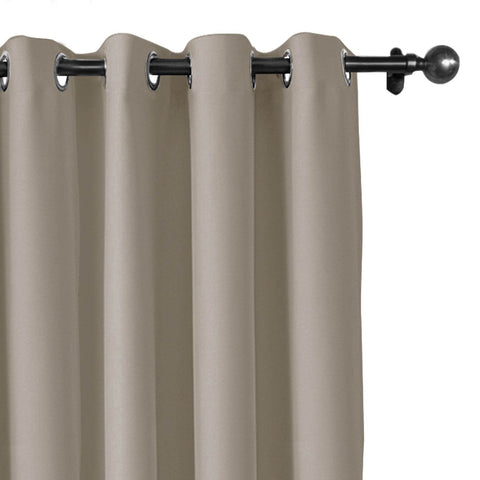 Atlanta Extra Wide Room Darkening Curtains Thermal Insulated Noise Reducing Grommet - Cololeaf