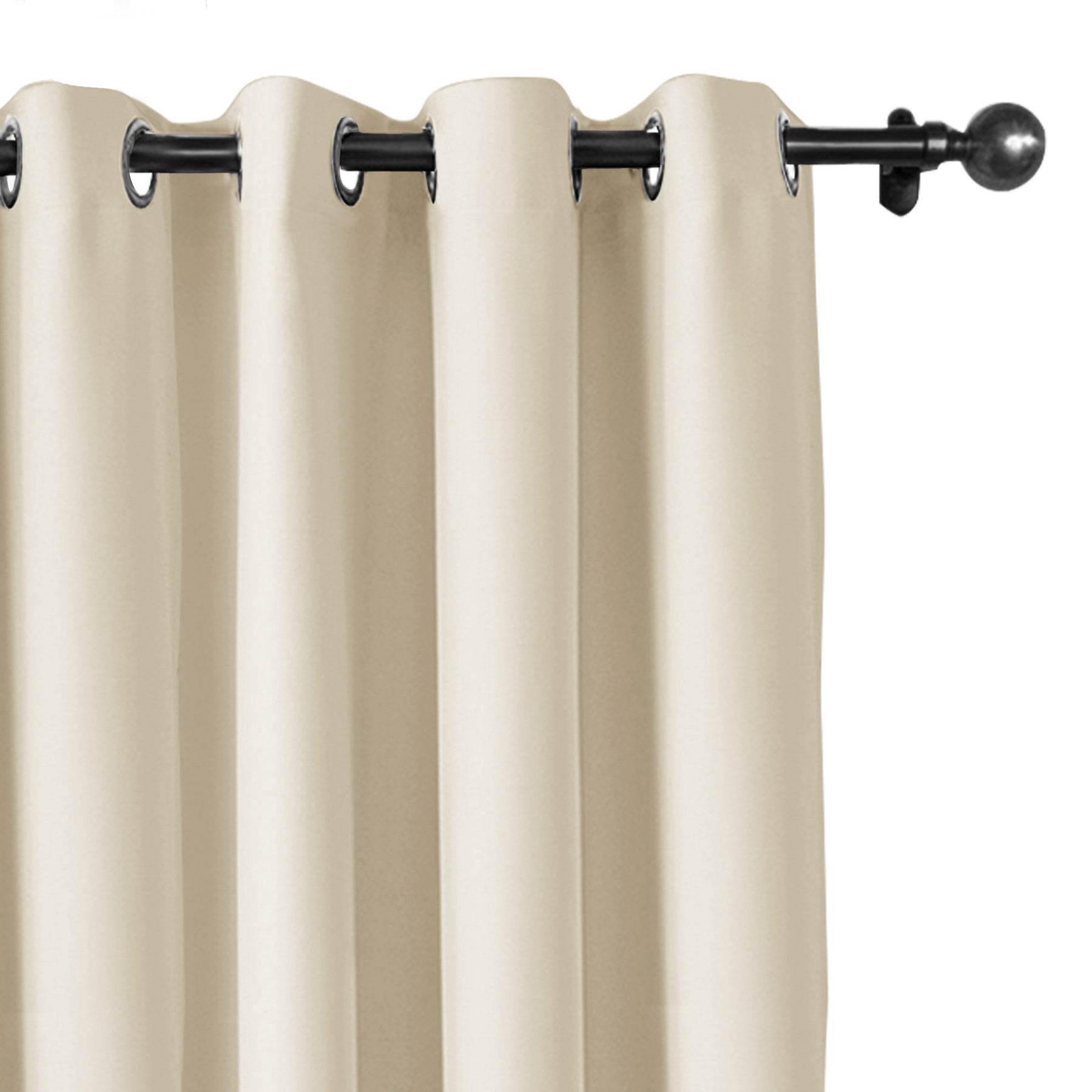 Atlanta Extra Wide Room Darkening Curtains Thermal Insulated Noise Reducing Grommet - Cololeaf