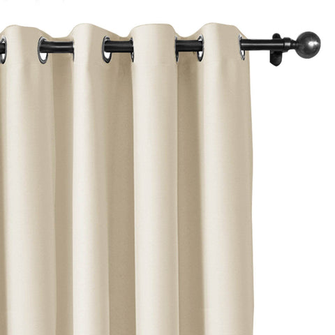 Atlanta Extra Wide Room Darkening Curtains Thermal Insulated Noise Reducing Grommet - Cololeaf