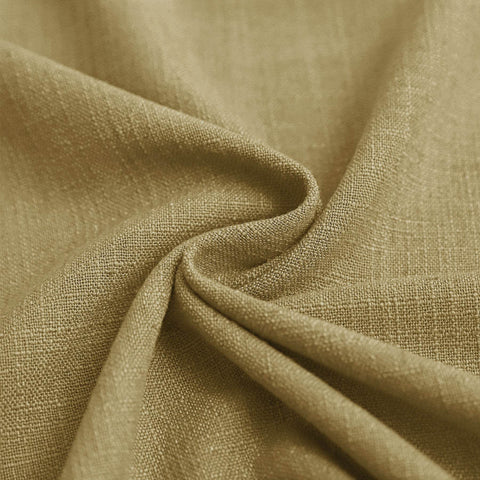 1908 Linen Blend Breathable & Natural Curtain Tab Top - Cololeaf