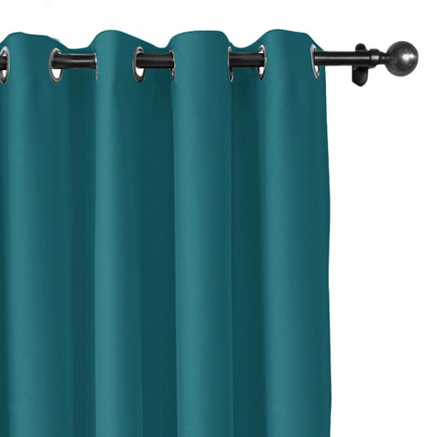 Atlanta Extra Wide Room Darkening Curtains Thermal Insulated Noise Reducing Grommet - Cololeaf