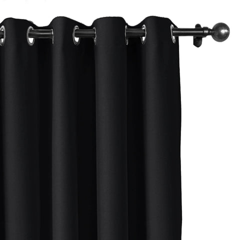 Atlanta Extra Wide Room Darkening Curtains Thermal Insulated Noise Reducing Grommet - Cololeaf