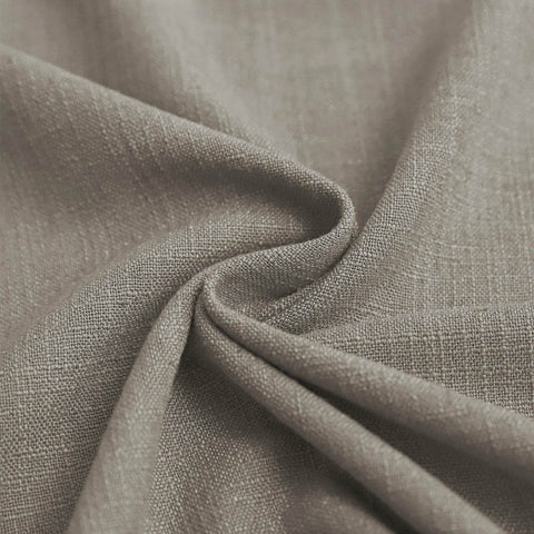 1908 Linen Blend Breathable & Natural Curtain Customizable - Cololeaf -- #11 Gray