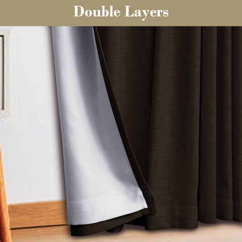 1908 Linen Blend Breathable & Natural Curtain Customizable - Cololeaf -- #1 Beige White