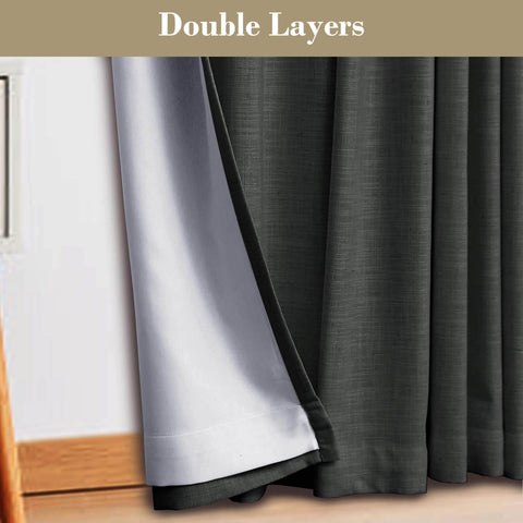 1908 Linen Blend Breathable & Natural Curtain Customizable - Cololeaf -- #1 Beige White
