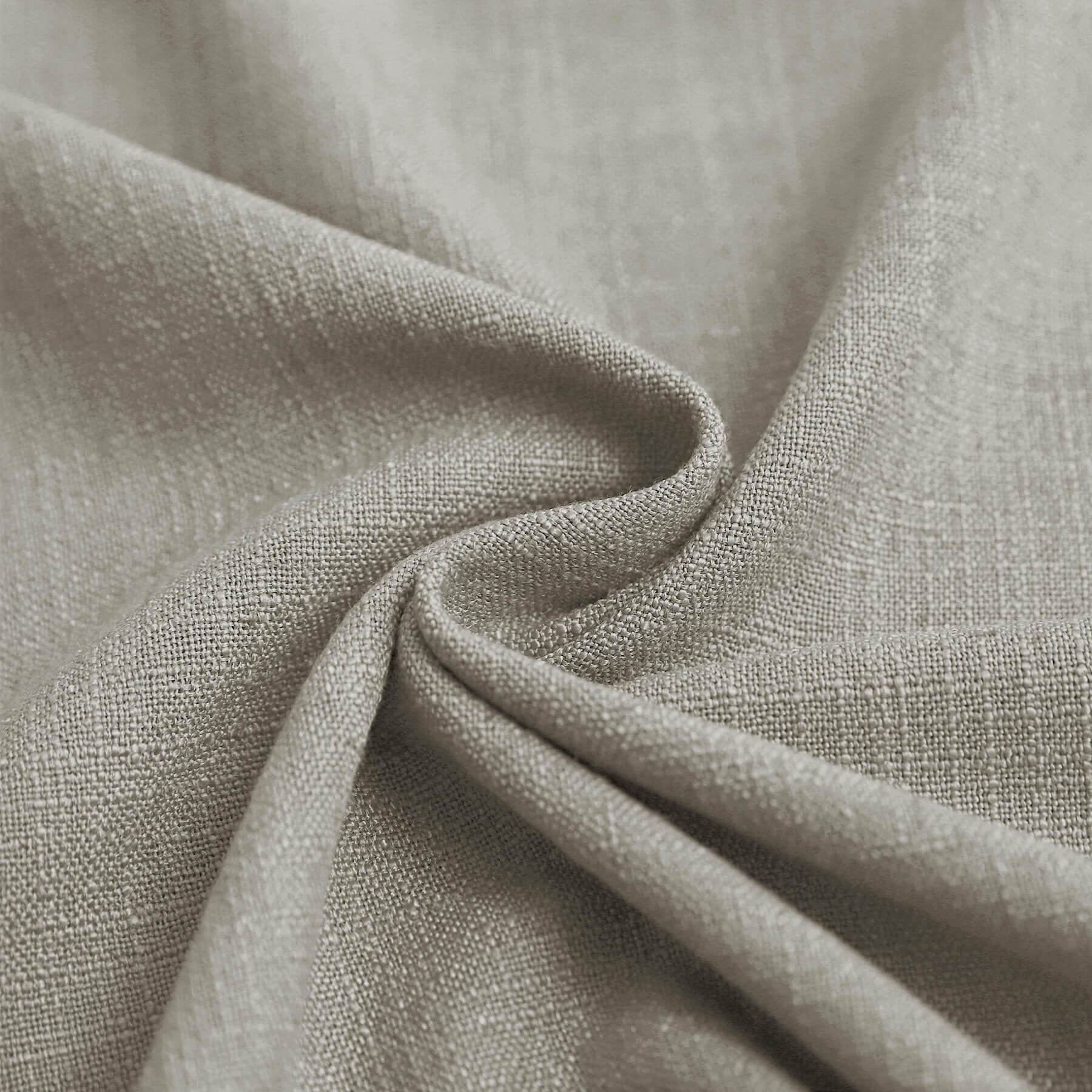 1908 Linen Blend Breathable & Natural Curtain Customizable - Cololeaf -- #1 Beige White