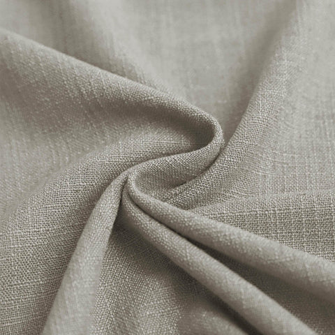 1908 Linen Blend Breathable & Natural Curtain Customizable - Cololeaf -- #1 Beige White