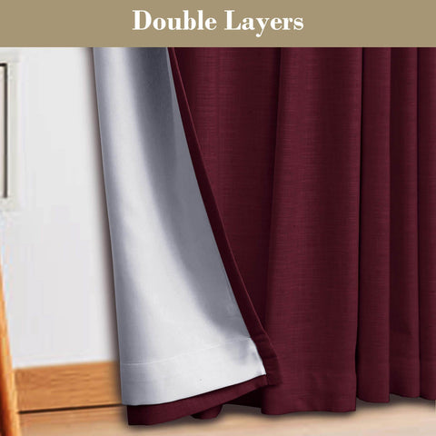 1908 Linen Blend Breathable & Natural Curtain Customizable - Cololeaf -- #1 Beige White