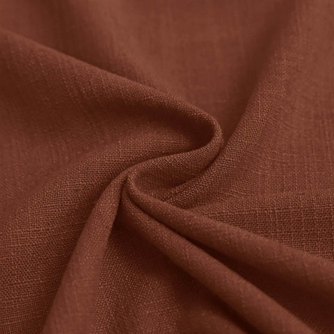 1908 Linen Blend Breathable & Natural Curtain Customizable - Cololeaf -- #1 Beige White