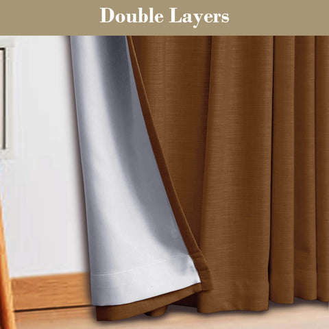1908 Linen Blend Breathable & Natural Curtain Customizable - Cololeaf -- #1 Beige White