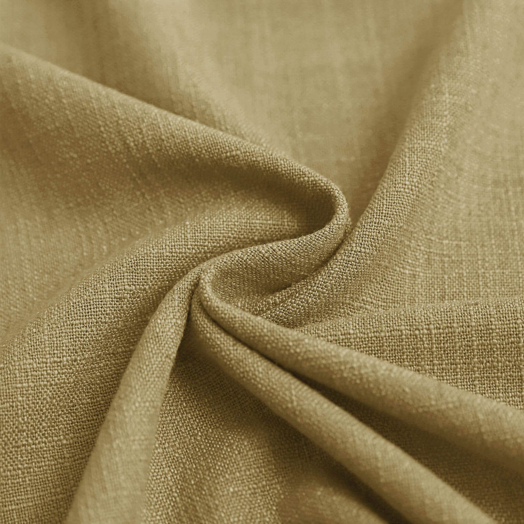 1908 Linen Blend Breathable & Natural Curtain Customizable - Cololeaf -- #1 Beige White