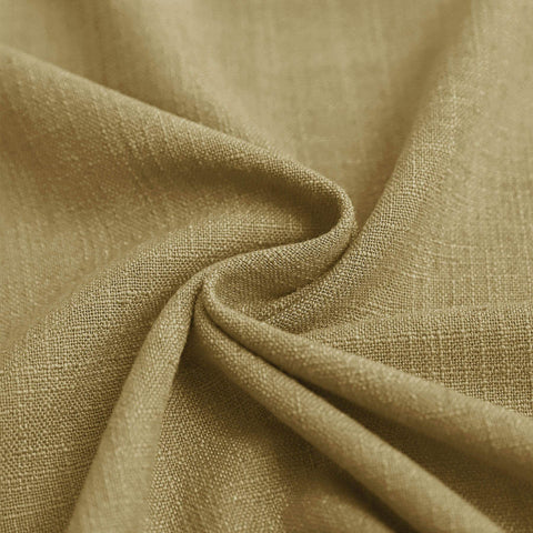 1908 Linen Blend Breathable & Natural Curtain Customizable - Cololeaf -- #1 Beige White