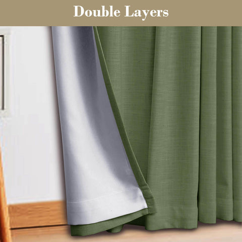 1908 Linen Blend Breathable & Natural Curtain Customizable - Cololeaf -- #1 Beige White