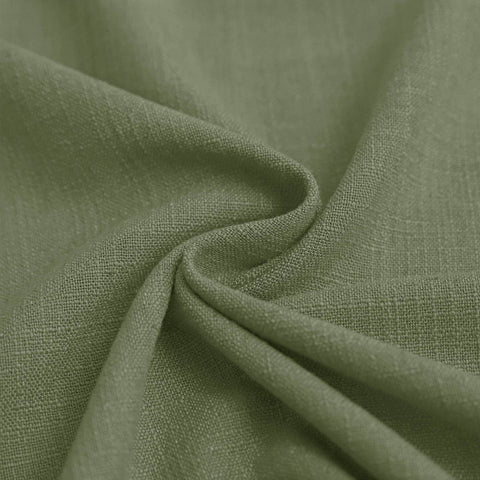1908 Linen Blend Breathable & Natural Curtain Customizable - Cololeaf -- #1 Beige White