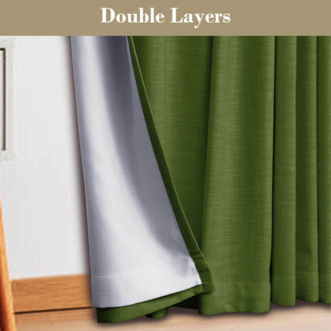 1908 Linen Blend Breathable & Natural Curtain Customizable - Cololeaf -- #1 Beige White
