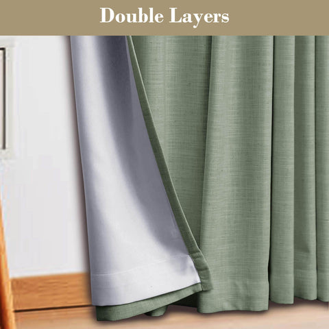 1908 Linen Blend Breathable & Natural Curtain Customizable - Cololeaf -- #1 Beige White