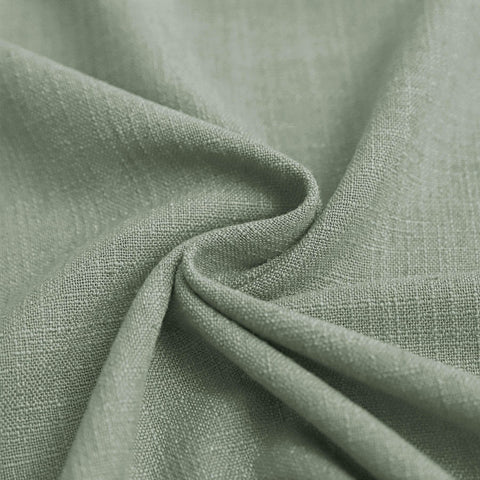1908 Linen Blend Breathable & Natural Curtain Customizable - Cololeaf -- #1 Beige White