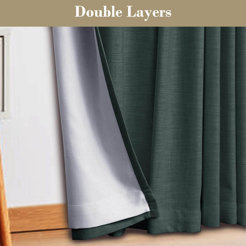 1908 Linen Blend Breathable & Natural Curtain Customizable - Cololeaf -- #1 Beige White
