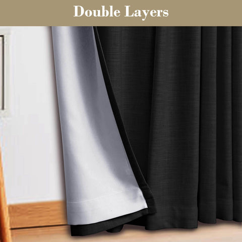 1908 Linen Blend Breathable & Natural Curtain Customizable - Cololeaf -- #1 Beige White