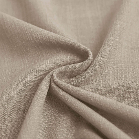 1908 Linen Blend Breathable & Natural Curtain Customizable - Cololeaf -- #7 Tapioca